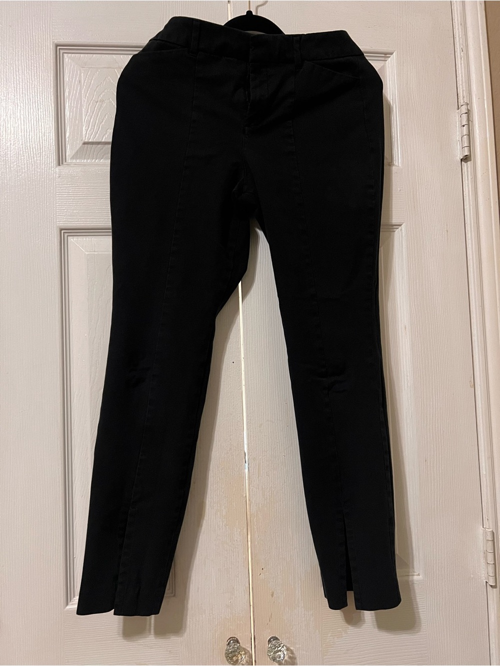 Old Navy Black High-Rise Pixie Split-Hem Jeans